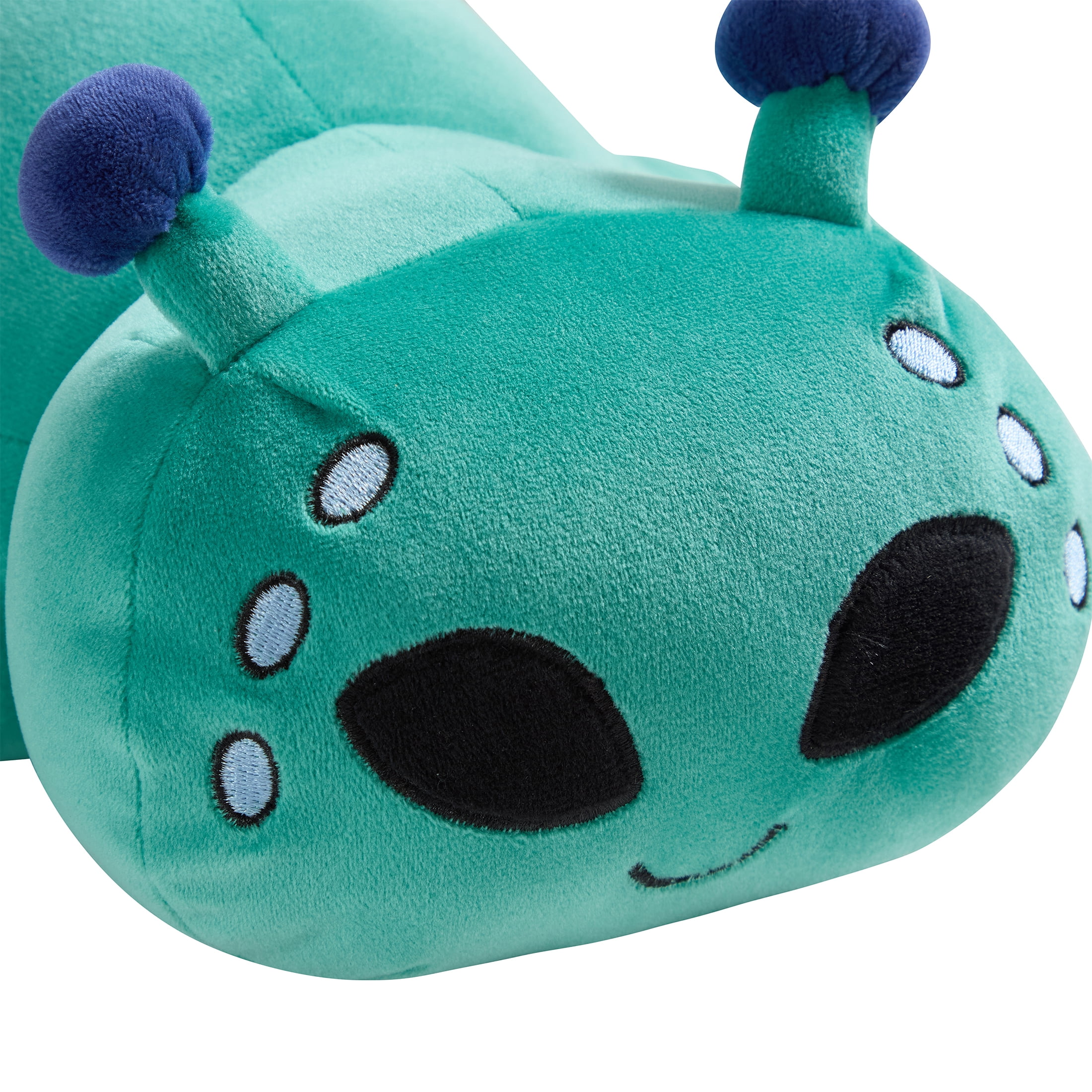 Your Zone Kids Alien Weighted Plush Pillow, 20" x 7", Green