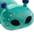thumbnail image 4 of Your Zone Kids Alien Weighted Plush Pillow, 20" x 7", Green, 4 of 8
