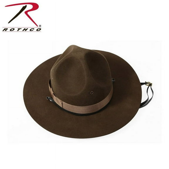 Rothco 5307 Campaign Hat, Brown - Size 7.375