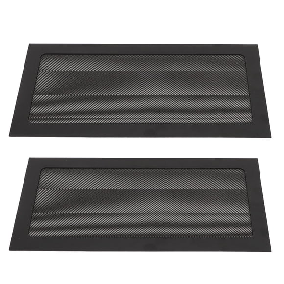 Filtro De Polvo Para Ventilador De Computadora, Paquete De 2 Cubiertas De Filtro De Malla A Prueba De Polvo De PVC, Filtro De Enfriador De PC De Adhesión Magnética, Malla Fina