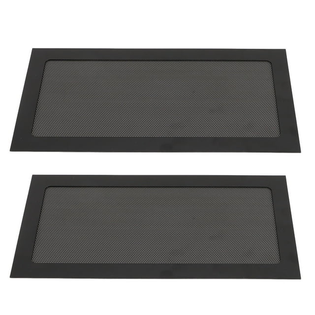 Filtro De Polvo Para Ventilador De Computadora, Paquete De 2 Cubiertas De Filtro De Malla A Prueba De Polvo De PVC, Filtro De Enfriador De PC De Adhesión Magnética, Malla Fina