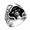 Silver, variant on Men's Hooded Skull Ring, Stainless Steel Gothic Biker Punk Statement Ring