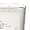 thumbnail image 3 of Bouclair White Fresh Linen Soy Based Candle, 3 of 3