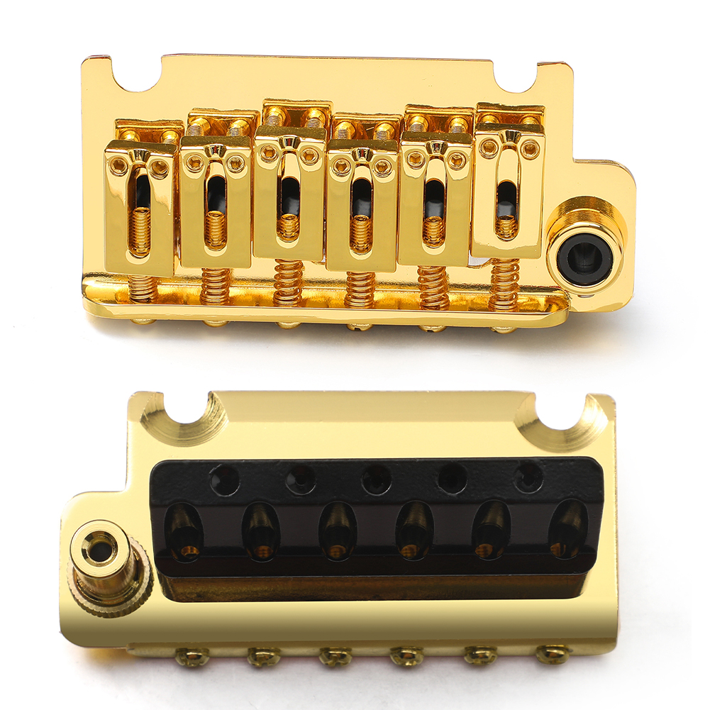 HUISZJ Electric Guitar Bridge, 10.5mm Electric Guitar Tremolo System Bridge, 6 String Electric Guitar