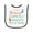 White and Black, variant on Inktastic Chiropractor Like Daddy Baby Terry Cloth Bib