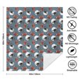 thumbnail image 5 of Football Helmet Pattern Soft Sherpa Fleece Throw Blanket, Warm Cozy Plush Blanket for Sofa Bed Couch, All Season, 50"x60", 5 of 5