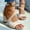 Beige, variant on Babysbule Womens Clearance Sandals, New Buckle Strap Chunky Heel Sandals Women's High Heels Beaded Fish Mouth Women's Sandals
