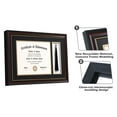 thumbnail image 2 of ELSKER&HOME 11x17 Diploma Frames with Tassel Holder for 8.5x11 Certificate Document Shadow Box Black, 2 of 6