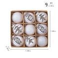 thumbnail image 3 of Christmas Decor, Hwkond Christmas Ball Assorted Pendants Shatterproof Tree Ornaments Decorations In A Reusable Hand-Help Gift Box Ideal For Xmas,Party Up to 75% Off, 3 of 8