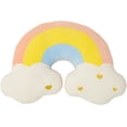 thumbnail image 4 of Almohada HUOGUO de peluche con forma de arcoíris, 18.89 x 12.59 pulgadas, para el hogar, 4 of 5