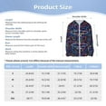 thumbnail image 5 of Cauagu Multicolor Bowling Print Sun Protection Jacket for Teen,Full-Zipper Long Sleeve Sun Shirts with Pockets UV Hoodie Shirts Outdoor Athletic Jacket-X-Large, 5 of 7