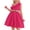 Pink, variant on Zpanxa Dresses for Girls, Girl's Solid Princess Cami Dress Sleeveless Spaghetti Strap Short Summer Sundresses Pink 4 Years