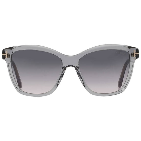 Tom Ford FT1087 20A Plastic Grey Other Smoke 54 mm Women's Sunglasses