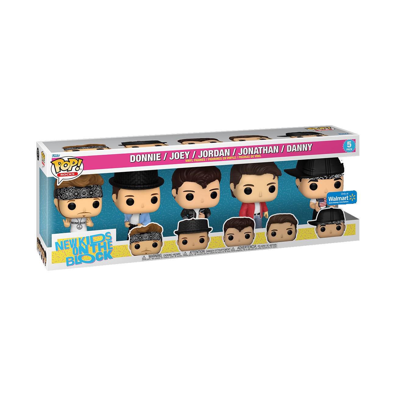 Funko Pop! Rocks: New Kids on the Block - 5-Pack Vinyl Figures