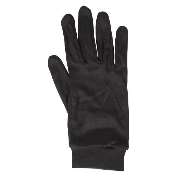 Mountain Warehouse - Guantes de Seda para Adultos Unisex (Negro)