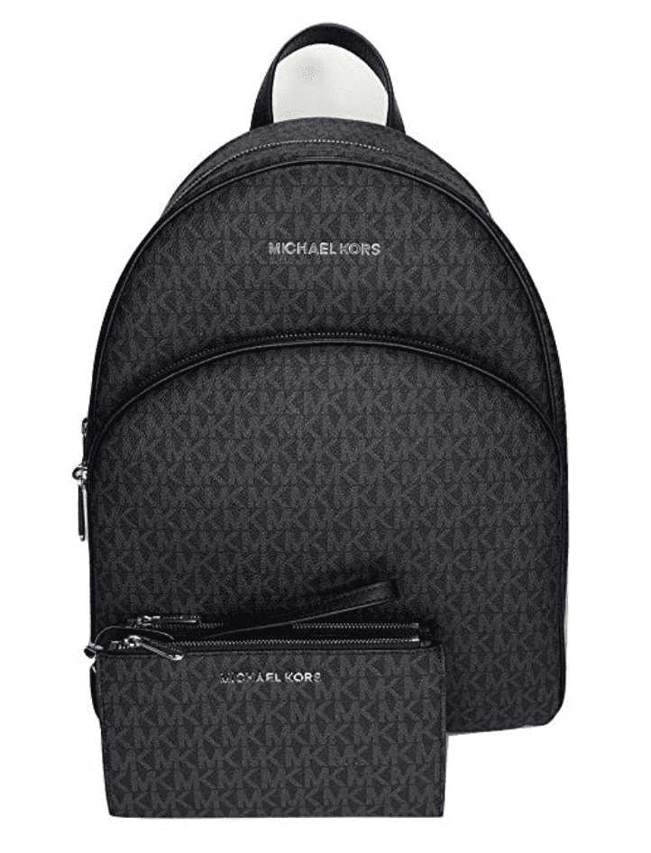 mk black backpack