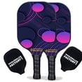 thumbnail image 1 of Pickleball Factory PB0008-5-G Pickleball Paddle Set - Wave Point Pickleball Equipment, Driveway Pickleball Set, Glassfiber Graphite, 1 of 1