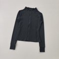 thumbnail image 3 of Abrigo deportivo para mujer, ropa profesional ajustada de secado rápido, camisa Pratiyog de manga larga para correr, Tops cortos, ropa, 3 of 6