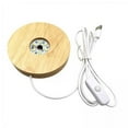 thumbnail image 1 of LOVIVER 2xLighted LED Light Base Acrylic Display Lamp for Crystals Ball Art Crafts 100mm_Warm Light, 1 of 8