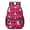 Boston Terrier and-1, variant on Shiba Inu and Ice Cream Blue Pattern 17" School Backpacks for Teens,Waterproof Oxford Fabric,S-Shape Padded Straps for School,Travel,Hiking,Camping