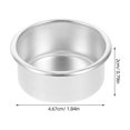 thumbnail image 2 of OUNONA 20Ud Soportes De Aluminio Plata Para Velas Tealight Uso Decorativo Y Festivo, 2 of 8