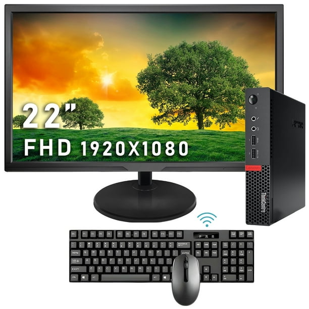 Lenovo ThinkCentre M910x Tiny Desktop PC with 22