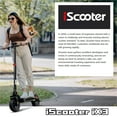 thumbnail image 3 of iScooter iX3 Electric Scooter with APP, 800W Motor Escooter Up to 40KM Range, 40KM/H Top Speed, 10 Inch Off Road Tires, Folding Electric Scooter with Dual Braking & 4 Absorbers System, 3 of 8