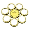 thumbnail image 3 of Green Farm US Gold Canning Bands, Regular Mouth, 6g – 24-Count Rings Fit Ball, Kerr, Mason Jars – Rust-Resistant, Airtight Seal, 3 of 8