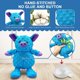 thumbnail image 2 of Juguetes de peluche para perros, paquete de 2 juguetes de peluche duraderos para perros, juguetes para masticar, compañero para perros, varios animales, 2 of 5