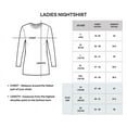 thumbnail image 5 of 3 Pack: Women's Nightshirt Long Sleeve Ultra-Soft Print Nightgown Sleep Dress (Available In Plus Size), 5 of 6