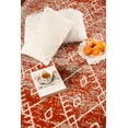 thumbnail image 4 of Furnishmyplace Furnish My Place Trellis Pattern Rug - Rust, Bohemian Rug 2'x8', 4 of 10