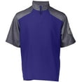 thumbnail image 4 of Holloway Sportswear XL Raider  Short Sleeve Pullover Carbon Print/Purple 229545, 4 of 5