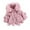 Pink, variant on Godderr Kids Toddler Girls Warm Fleece Jacket Baby Winter Ears Old Wool Sweater Coats 1-9 Years Old Fall Winter New Thickened Cotton Jacket