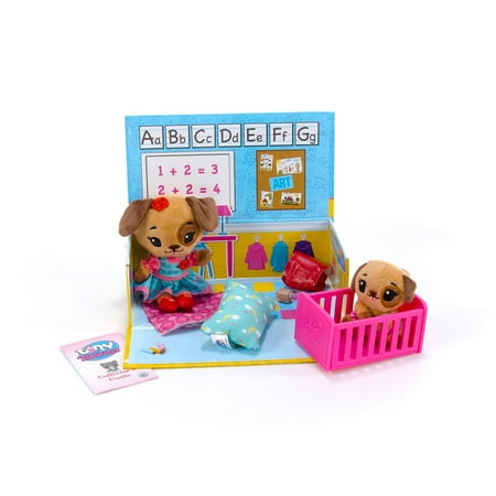 Tiny Tukkins Playset Assortment with Plush Stuffed Character, Dog with