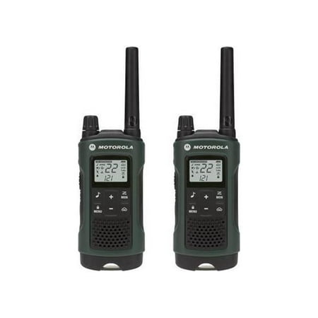 Motorola - Solutions TALKABOUT T465 Two Way Radio - 2 Pack - Dark Green