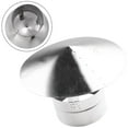 Woodburner Chimney Pot Roof Cowl Metal Top Hat Flue Rain Cap Ducting