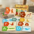 thumbnail image 2 of B Educational Puzzle Cards For Children With World Animals And English Words For Early Learning, 2 of 6