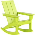 thumbnail image 3 of Palms Modern Adirondack Plastic Outdoor Rocking Chairs (Set of 4), 3 of 8