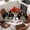 Black, variant on Red Buffalo Plaid Round Tablecloth, Fitted Table Cover with Elastic for 45"-54" Round Tables, Christmas Snowman Poinsettia Xmas Tree Snowflake Table Cloth Outdoor Dinning Party Waterproof Tablecloths