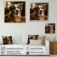 thumbnail image 4 of Designart "Serene Saint Bernard I" Animals Dog Floater Framed Wall Art Prints, 4 of 5