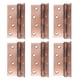 thumbnail image 3 of Bisagras de puerta, 6 piezas Bisagras de puerta Hardware Bisagras de puerta de aleación de zinc Bisagras de puerta para construcción robusta en el hogar, 3 of 14