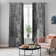 thumbnail image 5 of Gray Kitchen Curtains 84 Inch Length, Retro Oil Painting Modern Abstract Art Aesthetics Grommet Top Bedroom Living Room Curtains, Light Filtering Cafe Curtain Drapes 2 Panels Set 84''x84'', 5 of 9