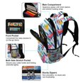 thumbnail image 5 of FORMRS Kids School Backpack Elementary Student Unisex Travel Bookbag with Reflective Stripes, Yellow Hand Drawn Sailboats, 5 of 7