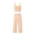 thumbnail image 6 of SJLDQY Pajamas for Women Set Striped Print Camisole Tops and Pants Pjs 2 Piece Set Soft Breathable Loungewear, 6 of 6