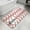 Red, variant on Red Grey Geometric Washable Area Rugs for Living Room Bedroom, Large Non Slip Indoor Floor Carpet Absorbent Low Pile Abstract Modern Twisted Lines Art Door Mat Rugs for Bathroom Entryway 47.2"x63"
