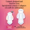 thumbnail image 4 of Kotex Ultra Thin Teen Pads with Wings, Heavy Absorbency, 26 Count, 4 of 7