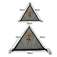 thumbnail image 5 of Visland Triangular Small Reptile Hammock Bed with 3 Suction Cups, Solid, 5 of 9