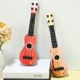 thumbnail image 4 of KAKOWELY Ukulele Guitar Toy Musical Instrument Plastic Guitar Toy Educational Learning Plaything(Random Style),14.96"X3.94"X1.38", 4 of 5