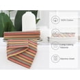 thumbnail image 3 of PurpleEssences Stripe Cloth Napkins Set of 10 (18x18 inches) - Thanks Giving, 3 of 5