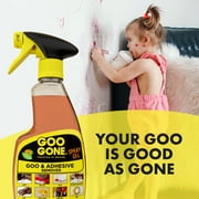 Goo Gone Sticky Adhesive Remover, Spray Gel, Orange Citrus Scent, 12 Fl Oz.